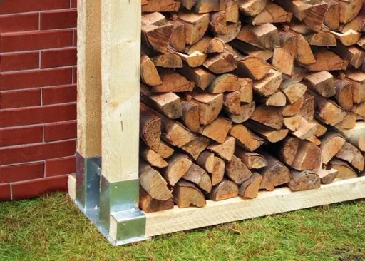 Holzstapelhalter, feuerverzinkt