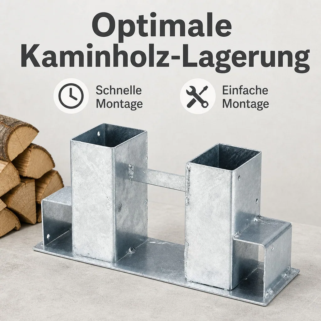 Holzstapelhalter, feuerverzinkt