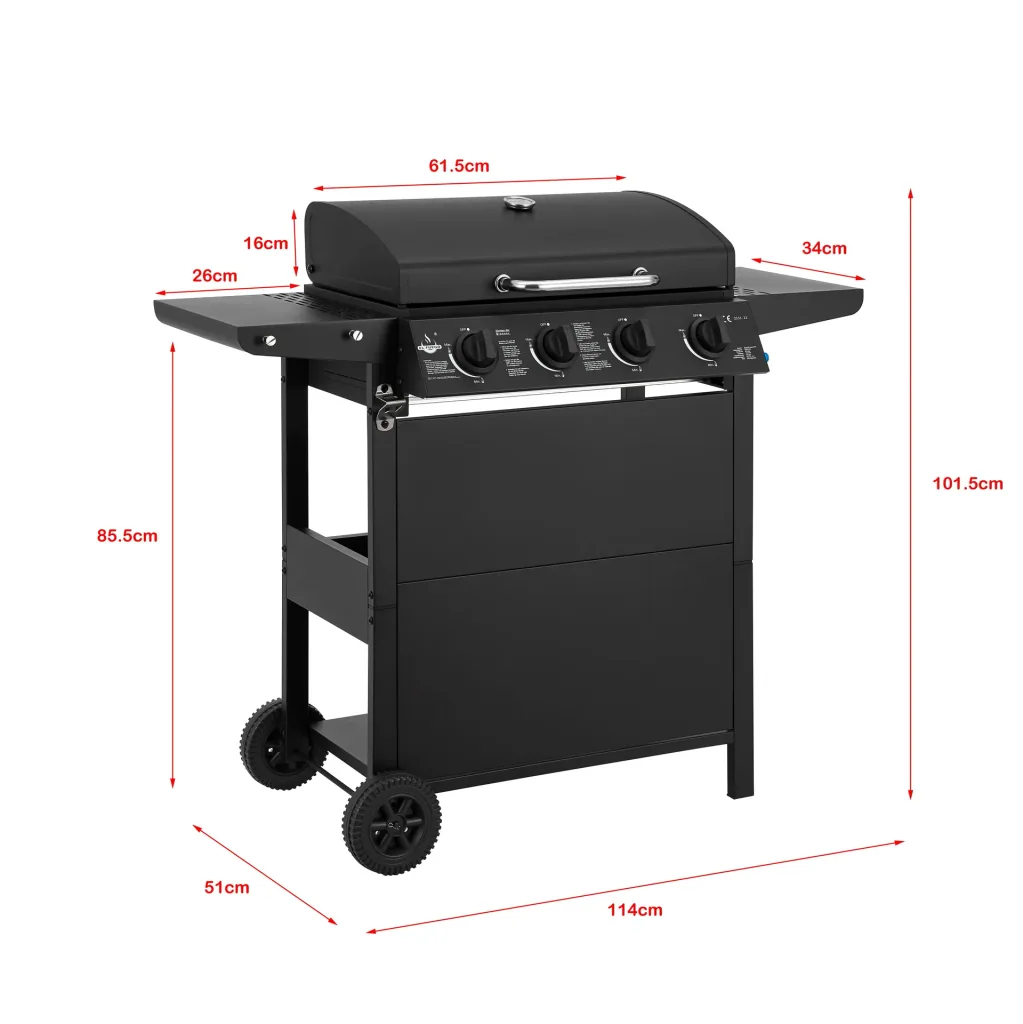 Gasgrill "San Jose" 4 Brenner
