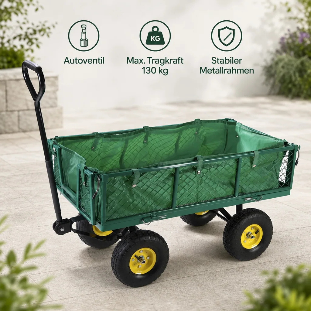 Universal Gartentransportwagen - vielseitig einsetzbar