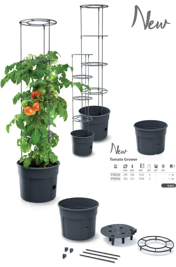 Anzuchttopf für Tomaten "Grow 1", Ø 295 mm, anthrazit