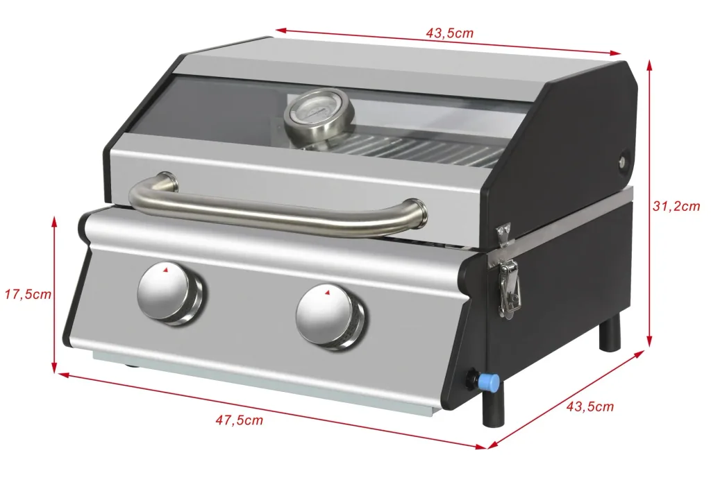 Edelstahl-Gasgrill "Jesolo"