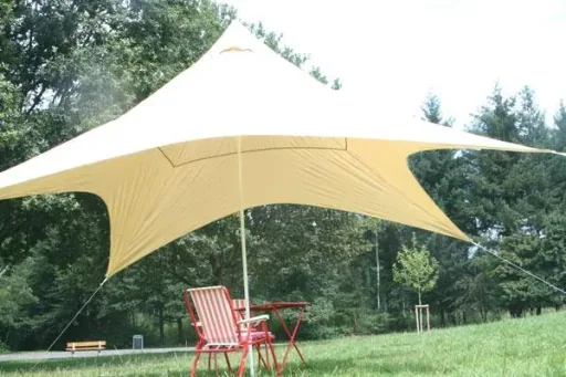 Sonnensegel  Pyramide für Camping und Freizeit Set