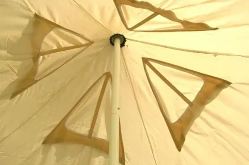 Sonnensegel  Pyramide für Camping und Freizeit Set