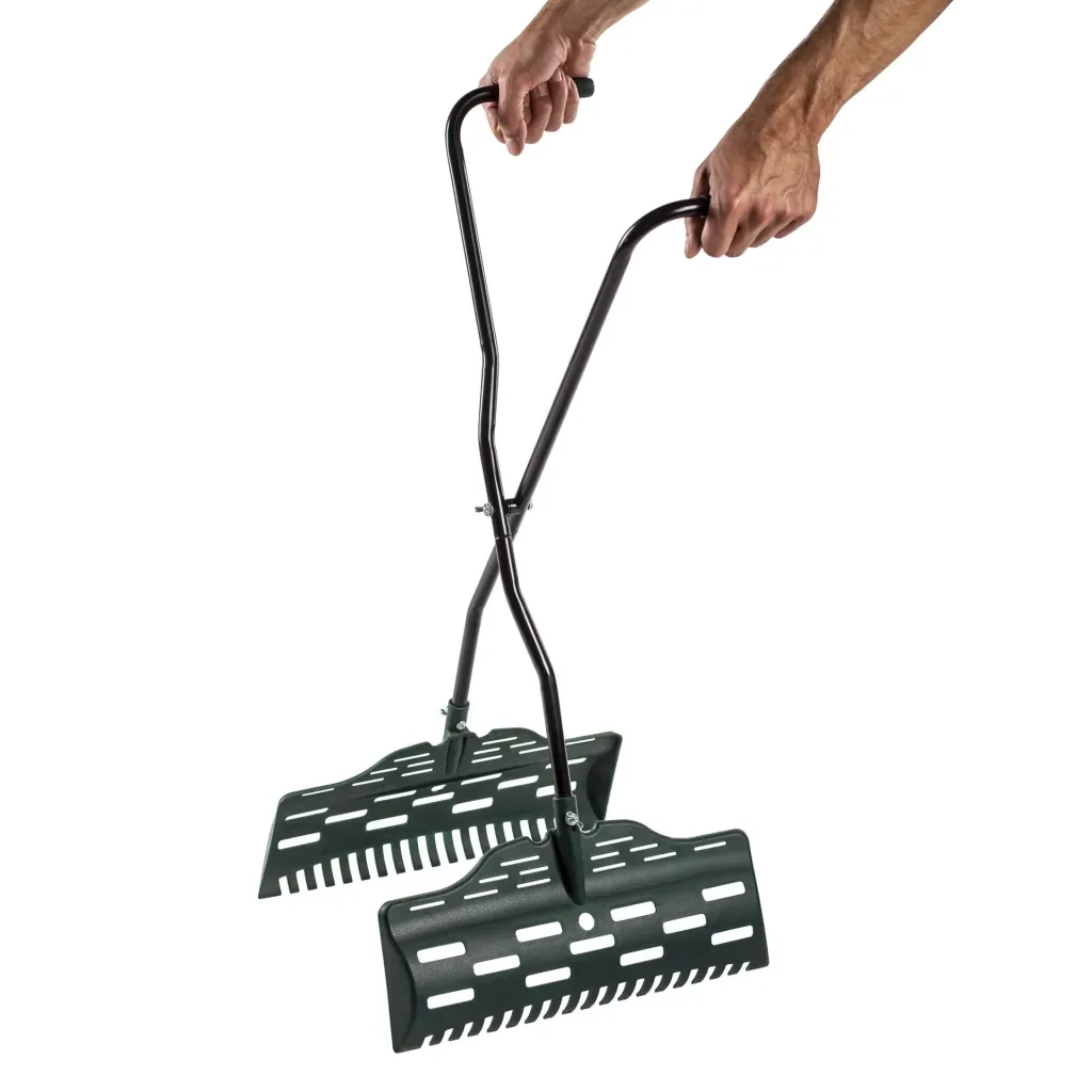 Laubgreifer, ergonomisch, grün