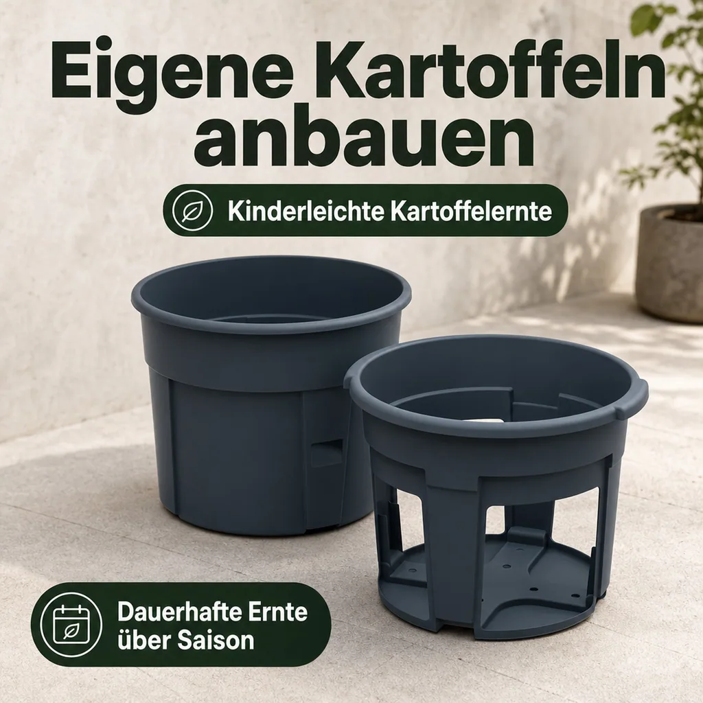 Anzuchttopf für Kartoffeln, Durchmesser 392 mm - anthrazit