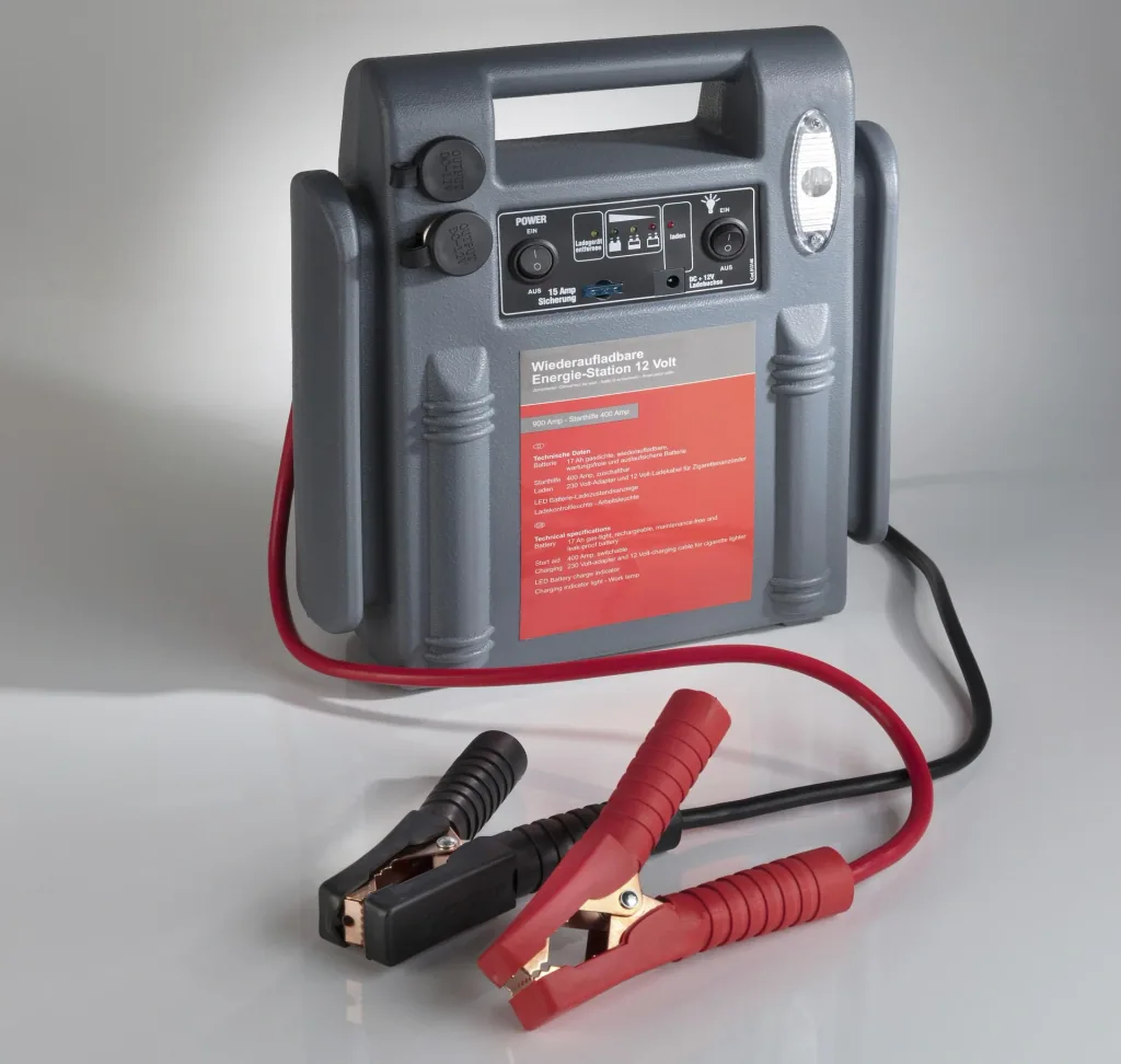 Powerpack 900 A - 15 AH - 12 Volt - 3 in 1 - Starthilfe - Arbeitsleuchte - Energie-Station