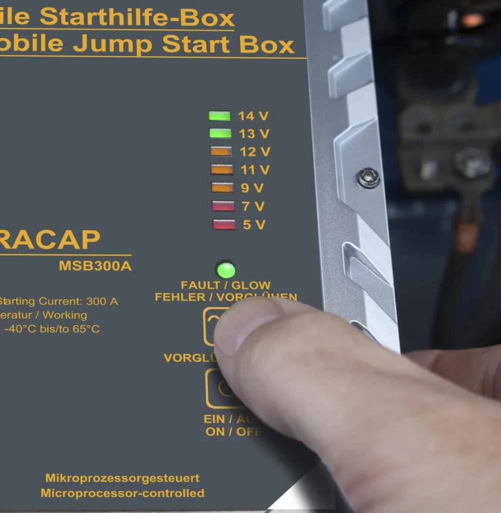 Mobile Starthilfe Box " Jump Starter " - ULTRACAP MSB300A