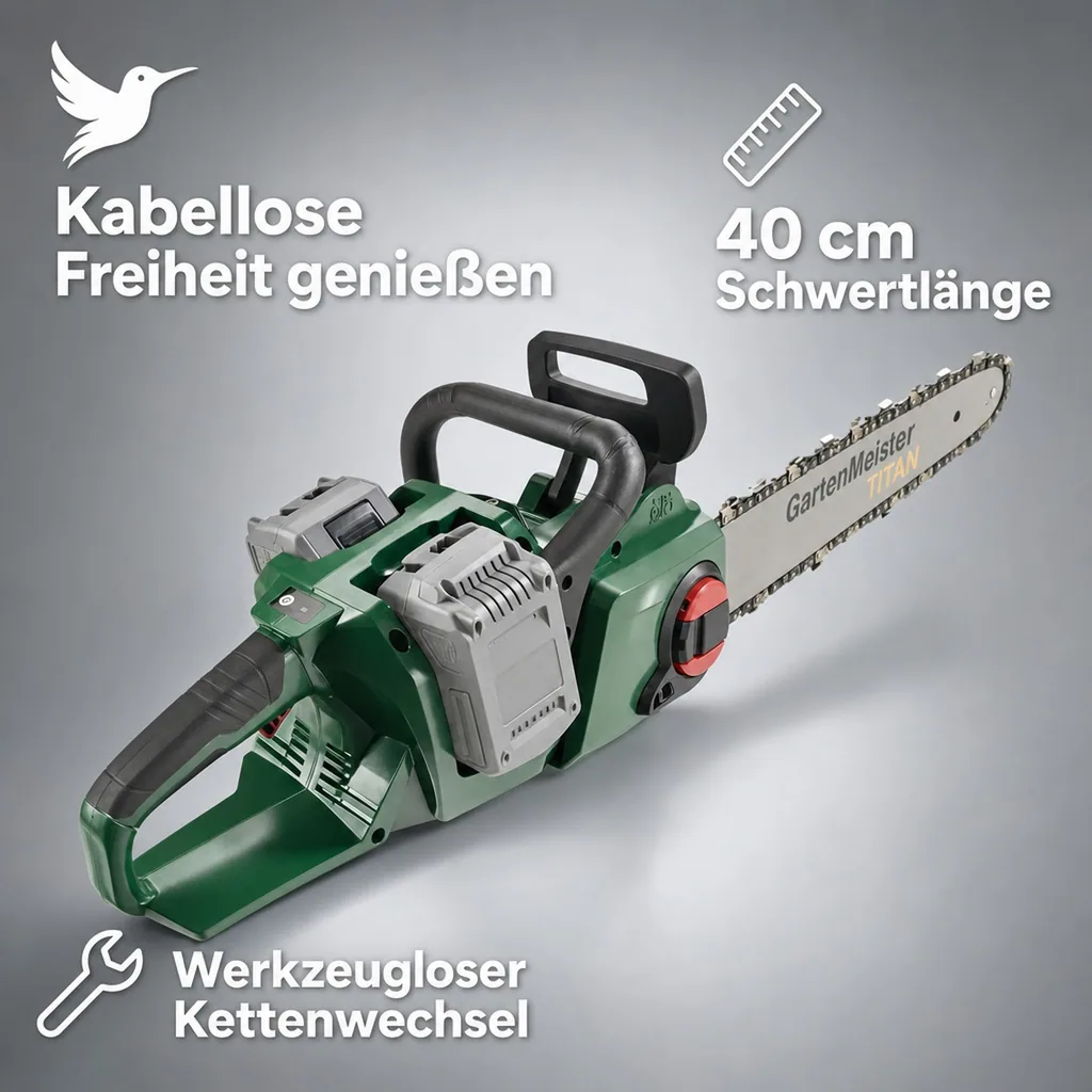 Akku-Kettensäge „GMAK 36/40“ (ohne Akkus und Ladegeräte)