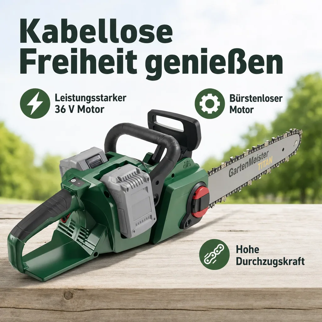 Akku-Kettensäge „GMAK 36/40“ (ohne Akkus und Ladegeräte)