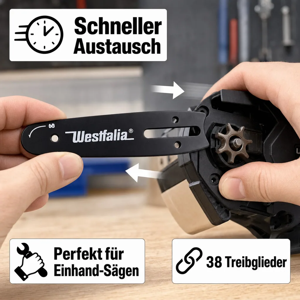Sägekettenschwert zu X-Saw Pro 977668 mit Schnittlänge 150 mm