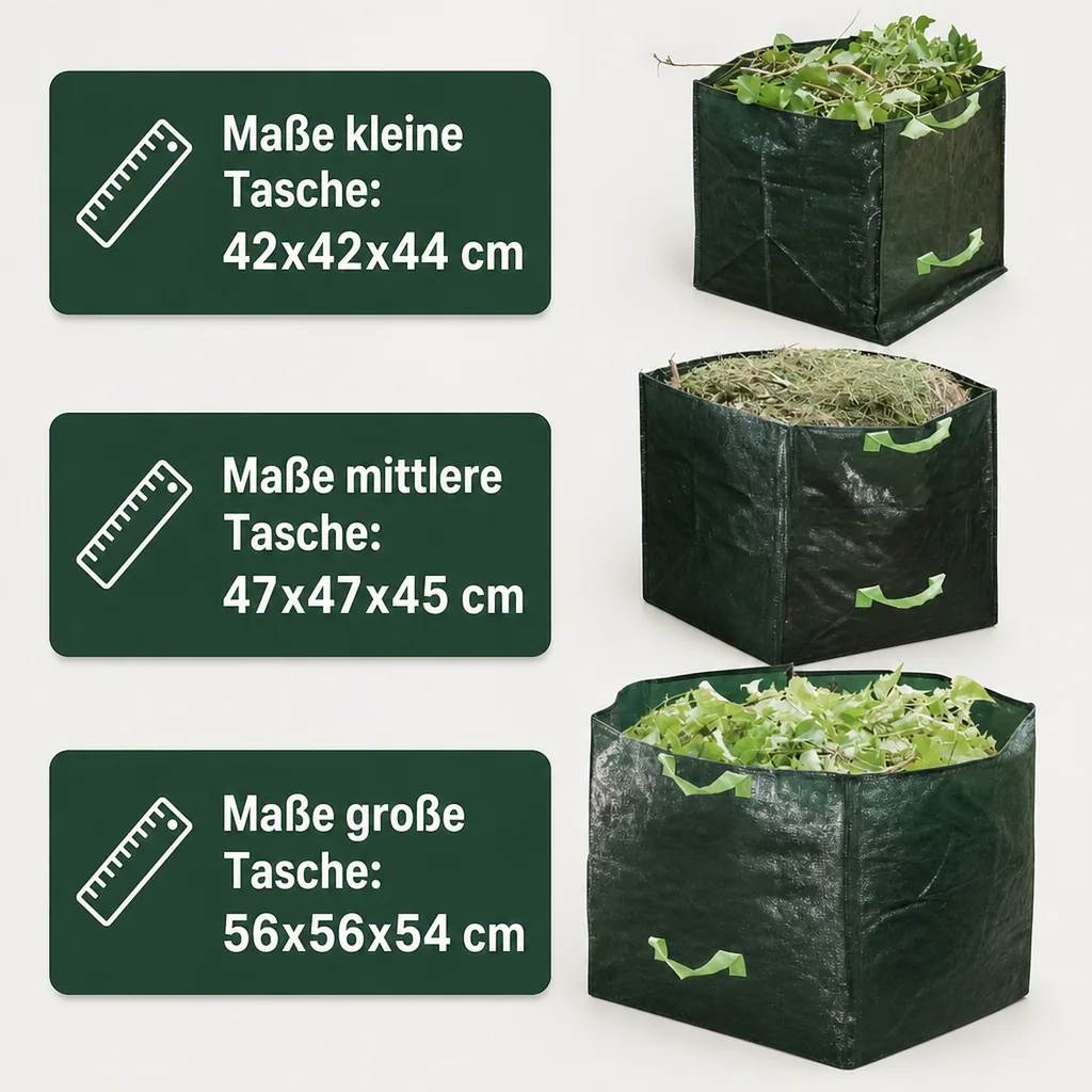 Gartensäcke, 3 Stück