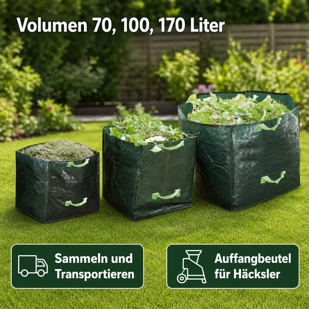 Gartensäcke, 3 Stück