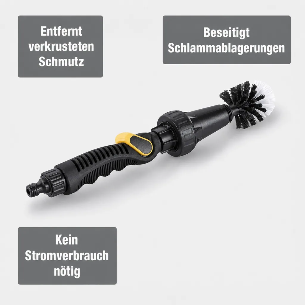 Rotierende Reinigungsbürste - inklusive Multifunktionsaufsatz
