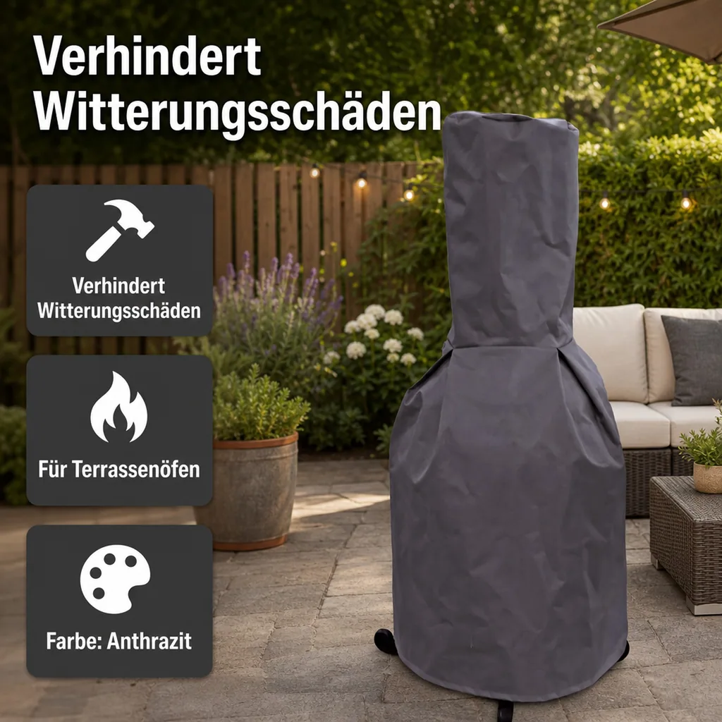 Abdeckhaube für Terrassenofen