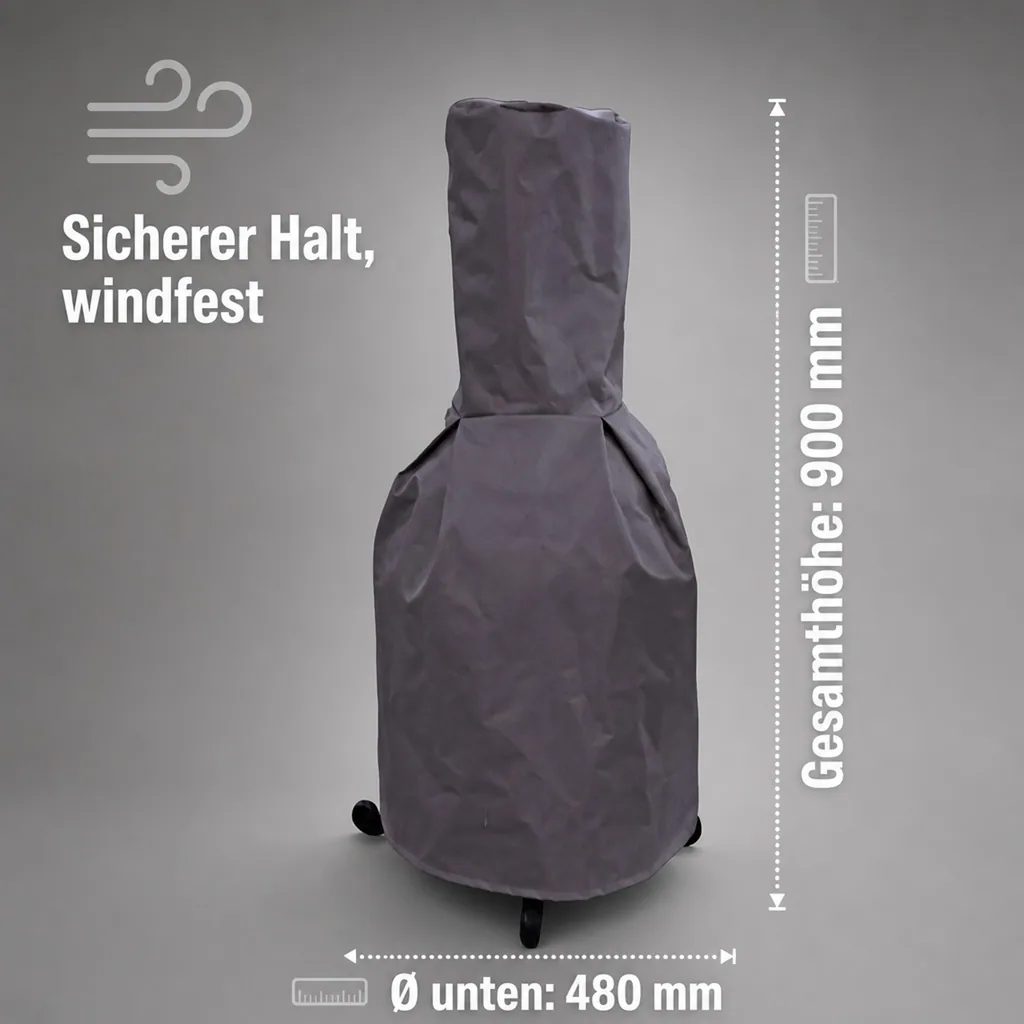 Abdeckhaube für Terrassenofen