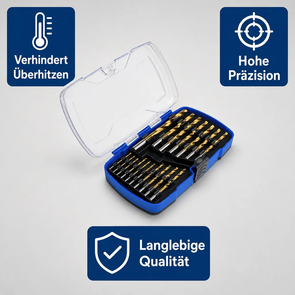 Titan HSS Bohrer-Set, 17-teilig