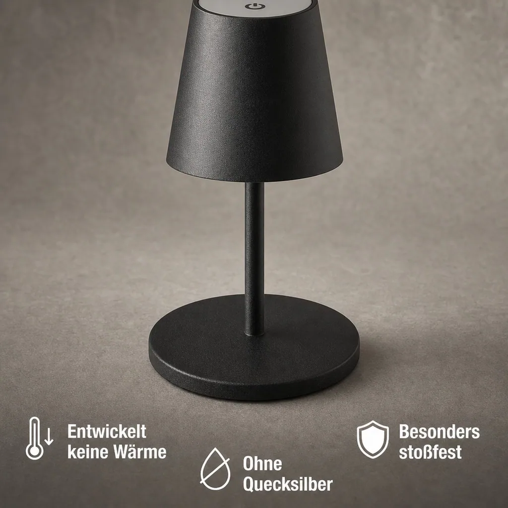 LED Akku Tischleuchte