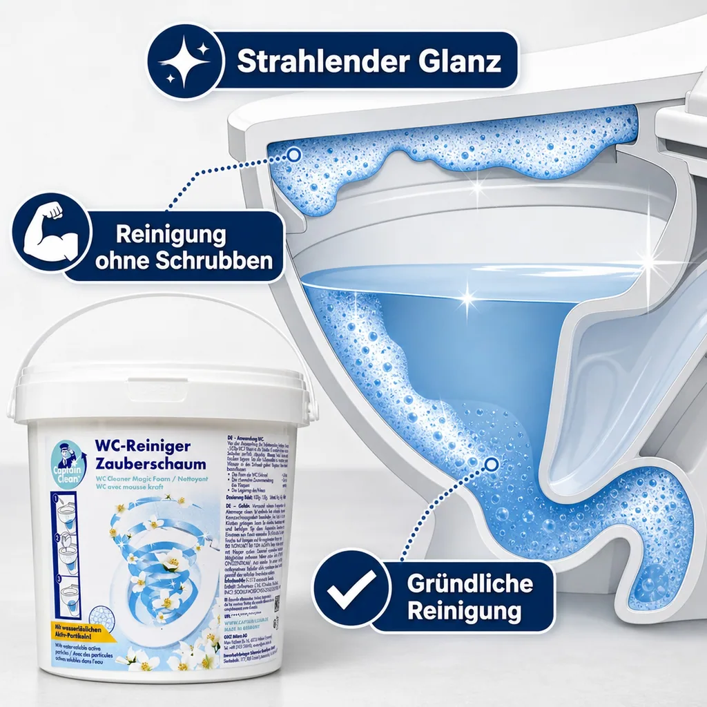 WC-Reiniger Zauberschaum, 1 kg