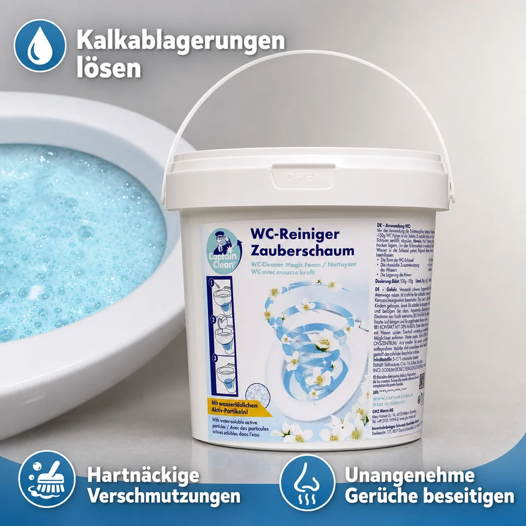 WC-Reiniger Zauberschaum, 1 kg