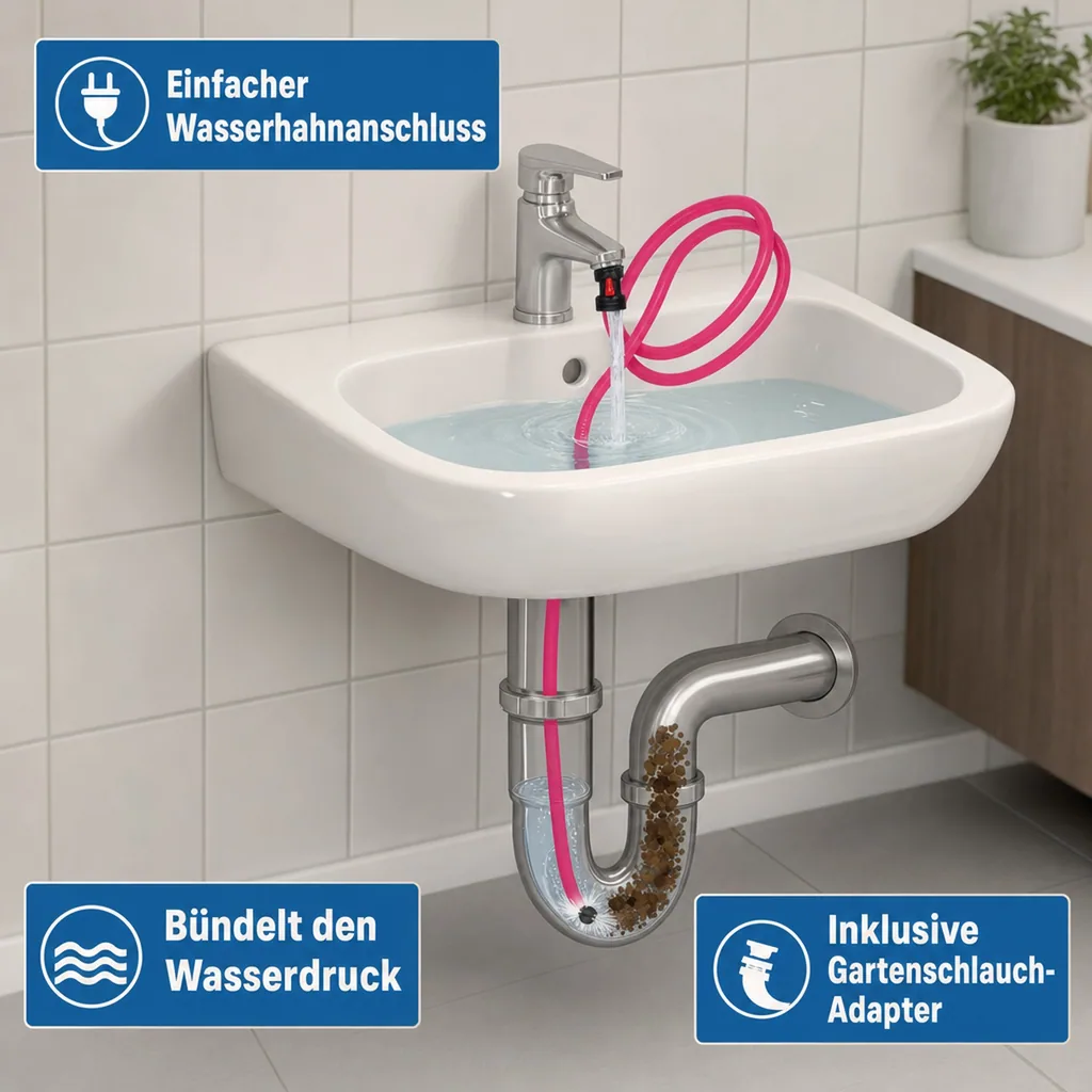 Rohrfrei-Power mit Rücklaufventil
