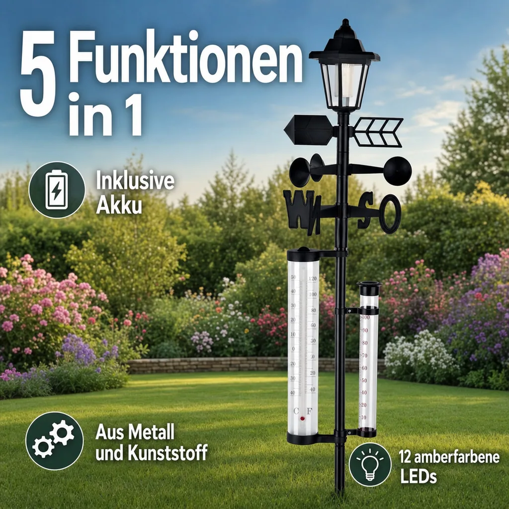 Wetterstation Solar 5in1