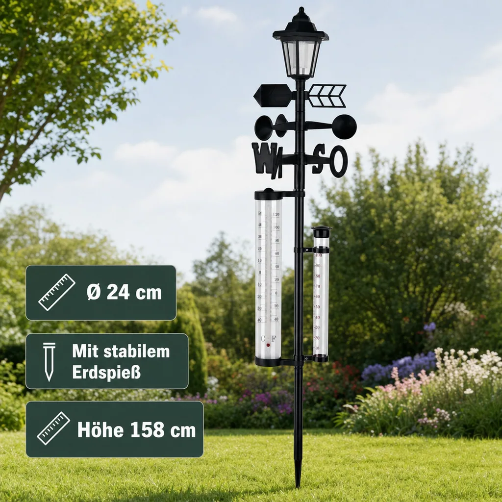 Wetterstation Solar 5in1