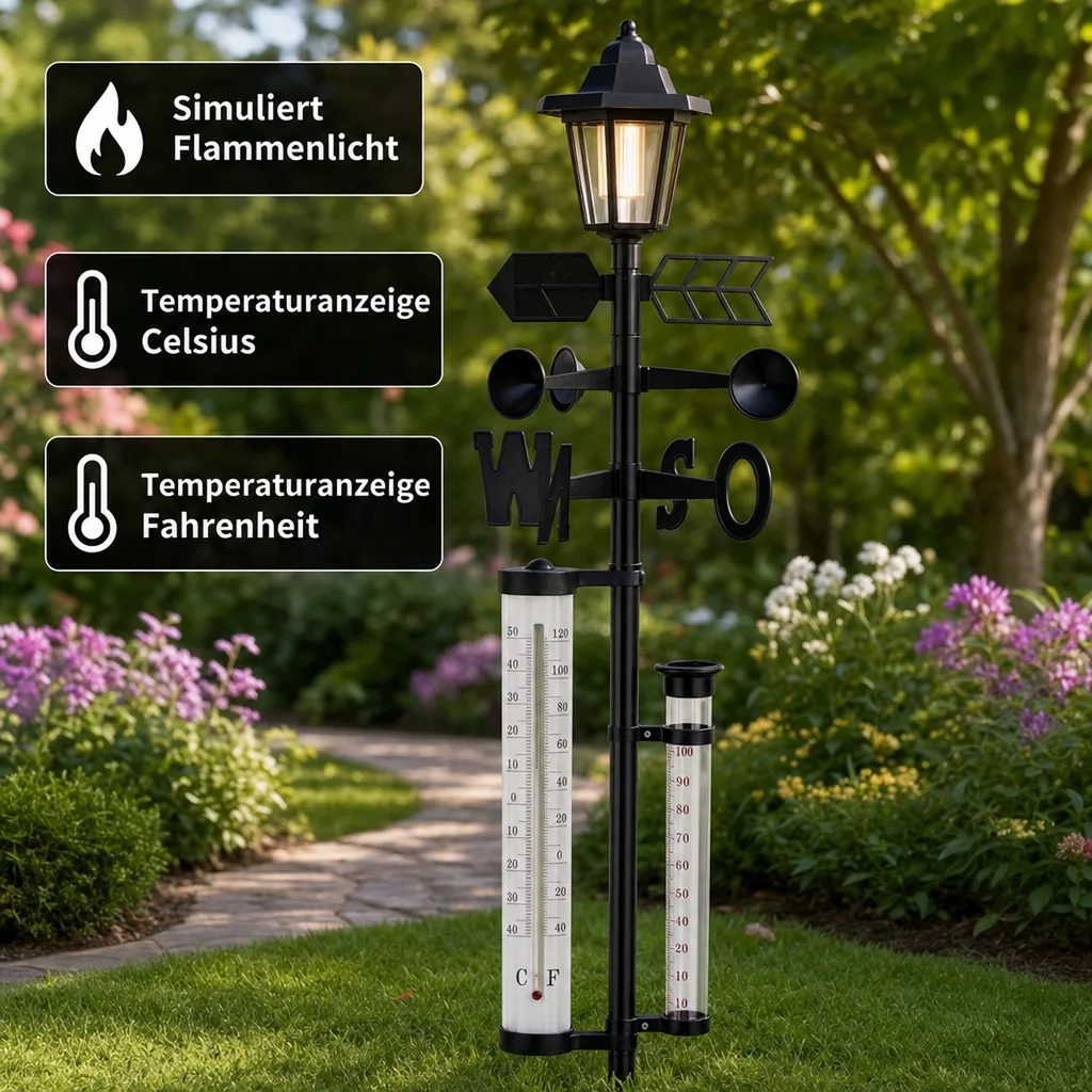 Wetterstation Solar 5in1