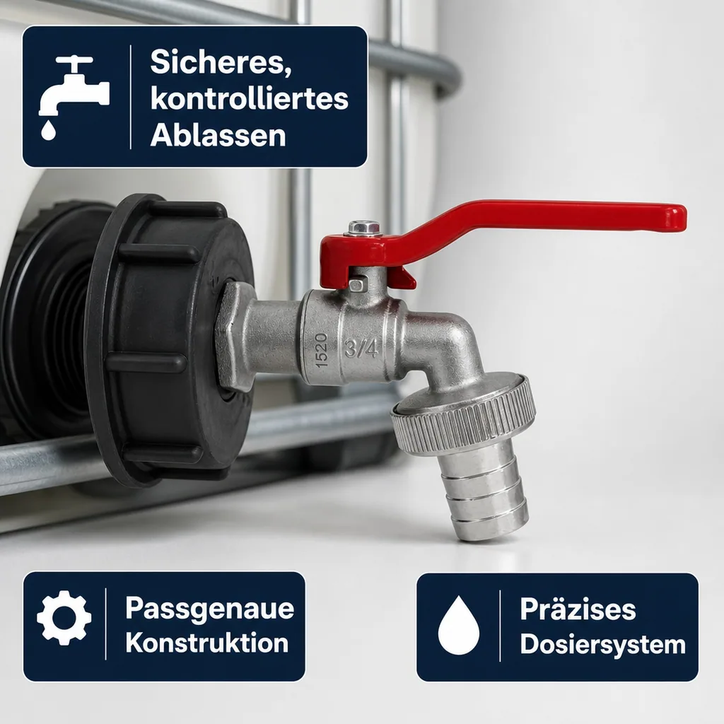 IBC Anschlusshahn 3/4 "
