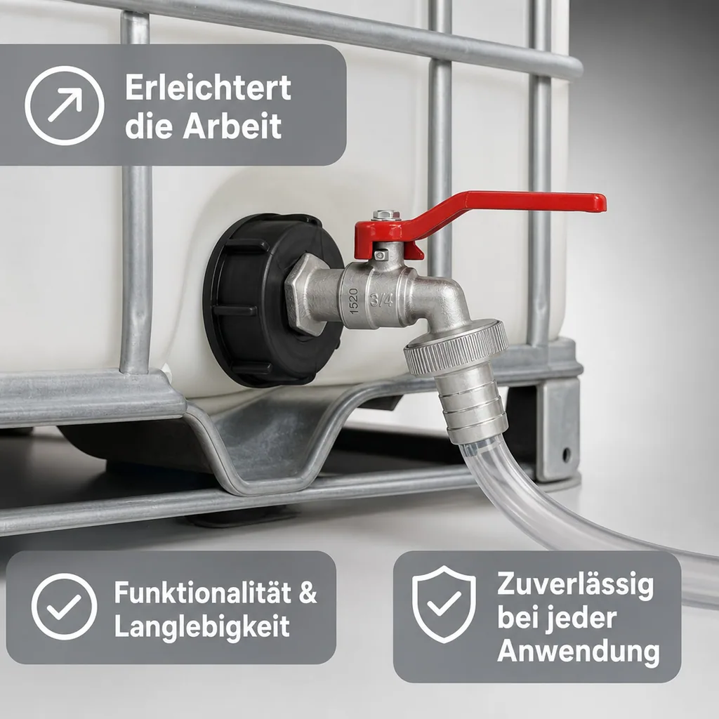 IBC Anschlusshahn 3/4 "