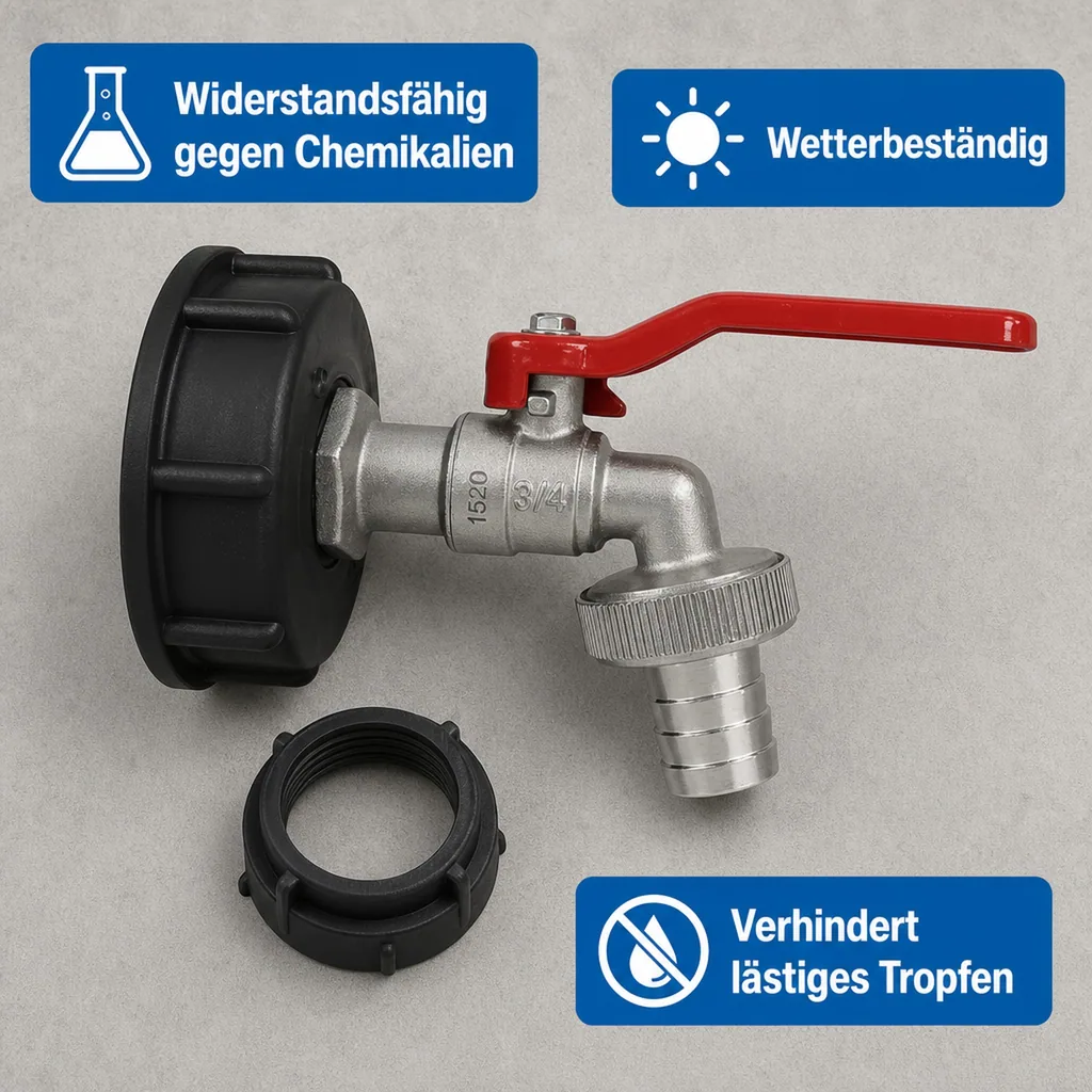 IBC Anschlusshahn 3/4 "