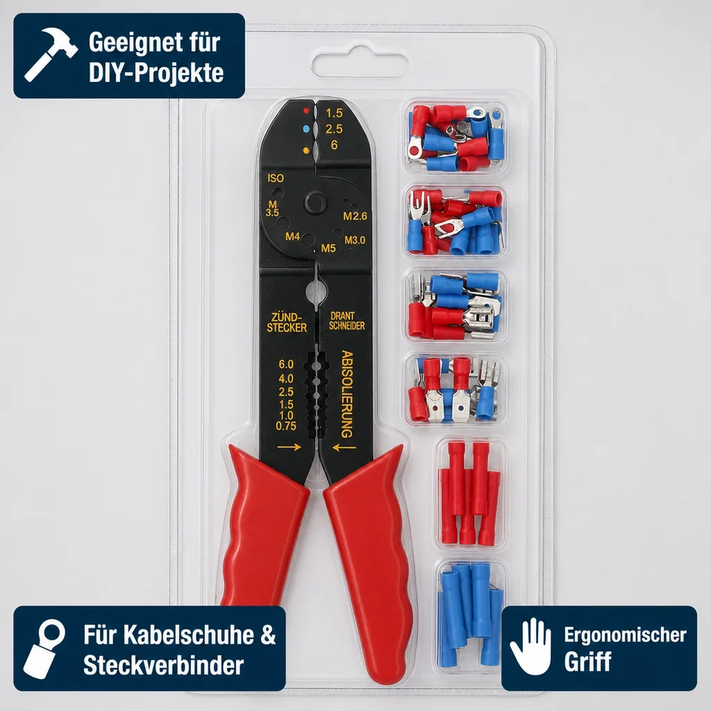 Crimpzange-Set, 61-teilig