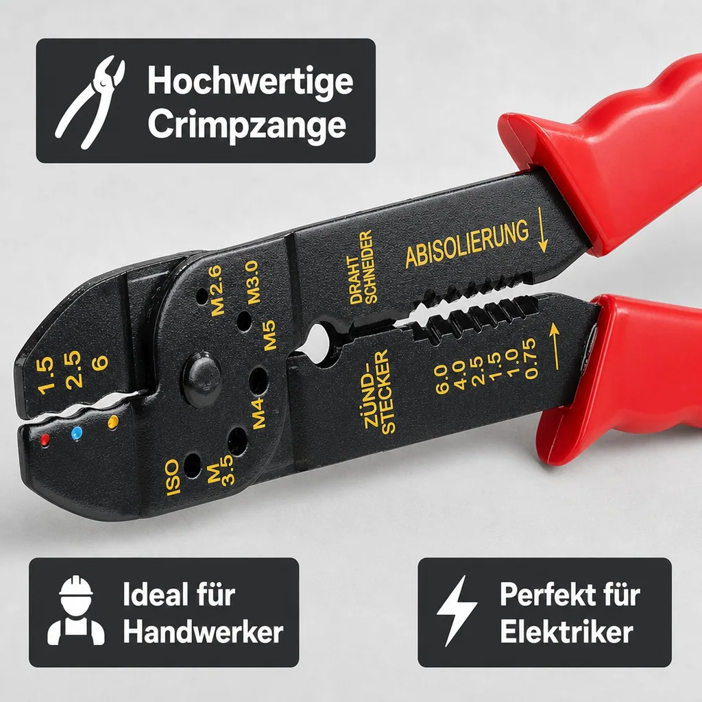 Crimpzange-Set, 61-teilig