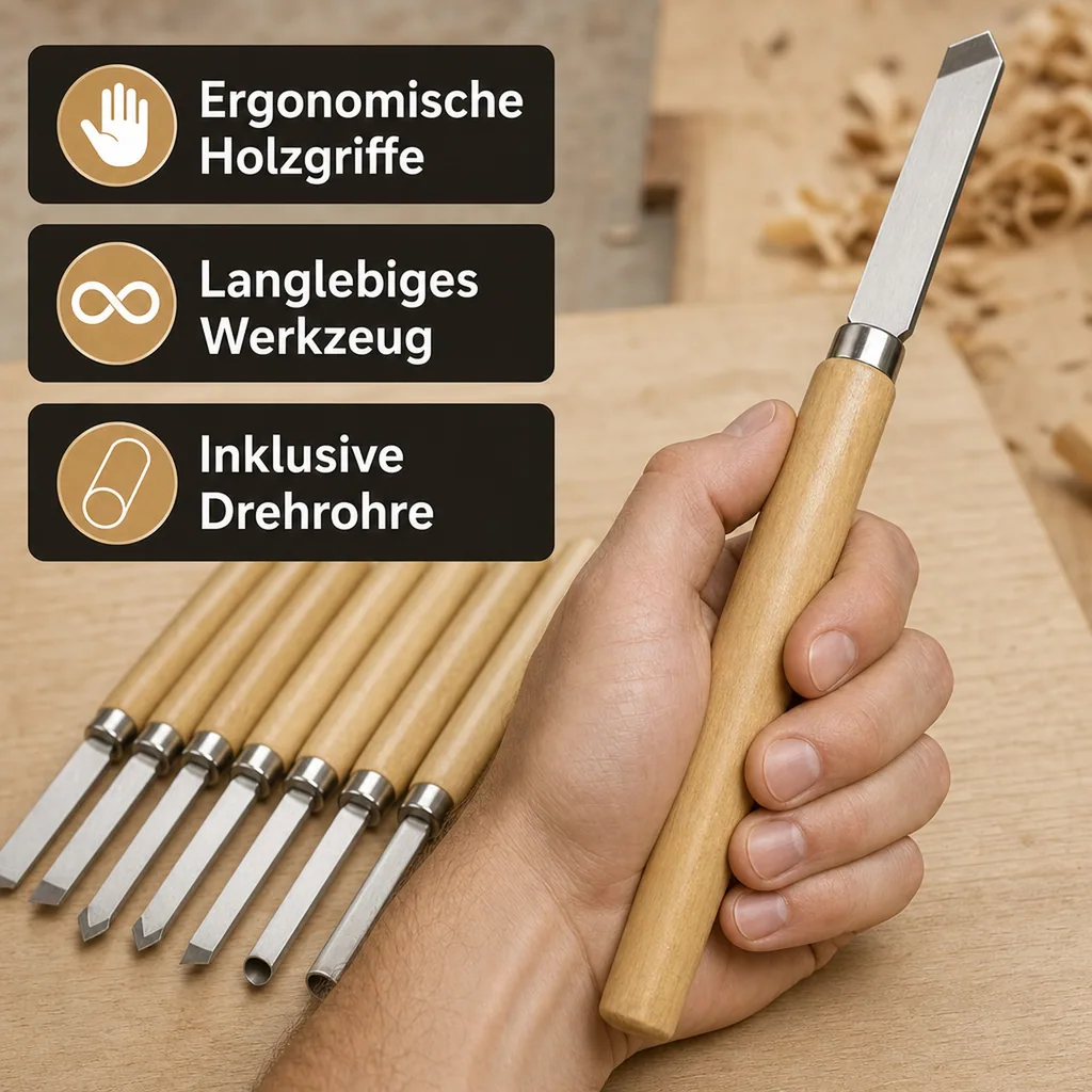 Drechselbeitel Satz, 8-teilig