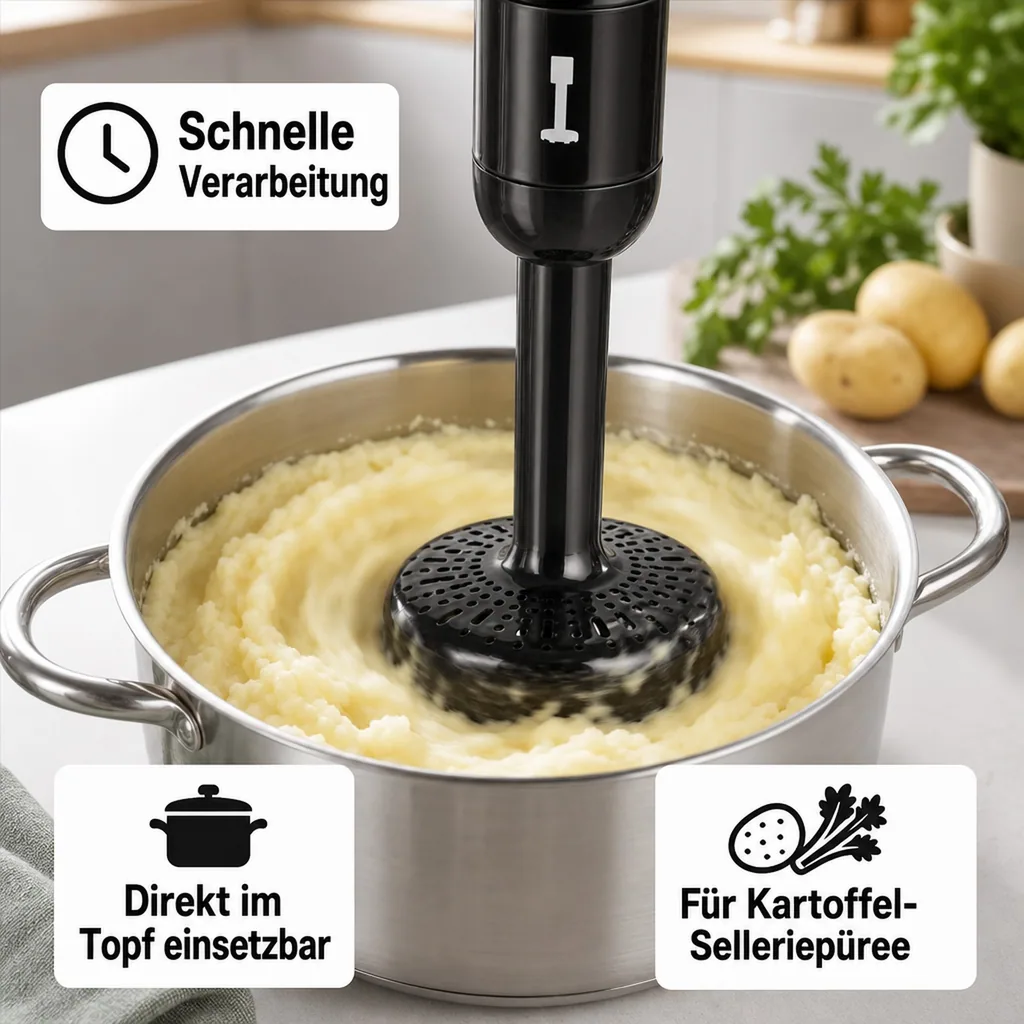 Kartoffel-Stampfer für Power Stabmixer-Set Nr. 601106