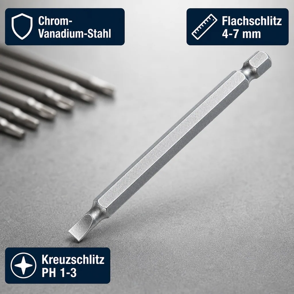 Bits-Satz 150 mm 15-teilig, extra lang