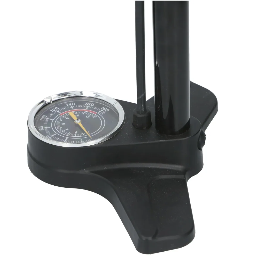 Fahrrad-Standpumpe mit Manometer