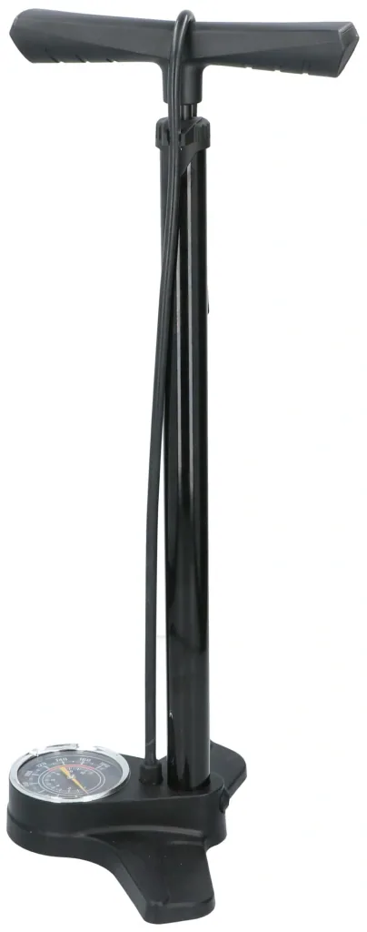 Fahrrad-Standpumpe mit Manometer
