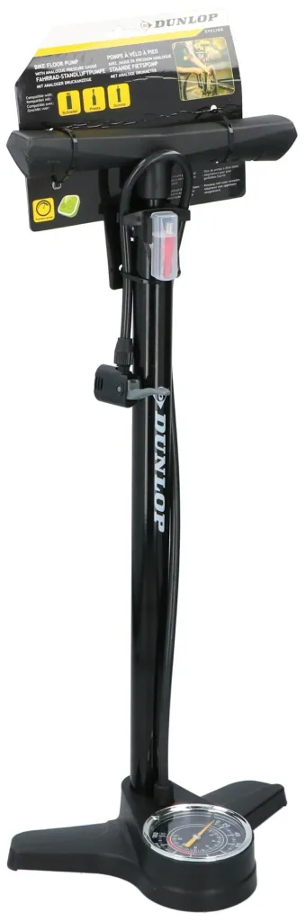 Fahrrad-Standpumpe mit Manometer