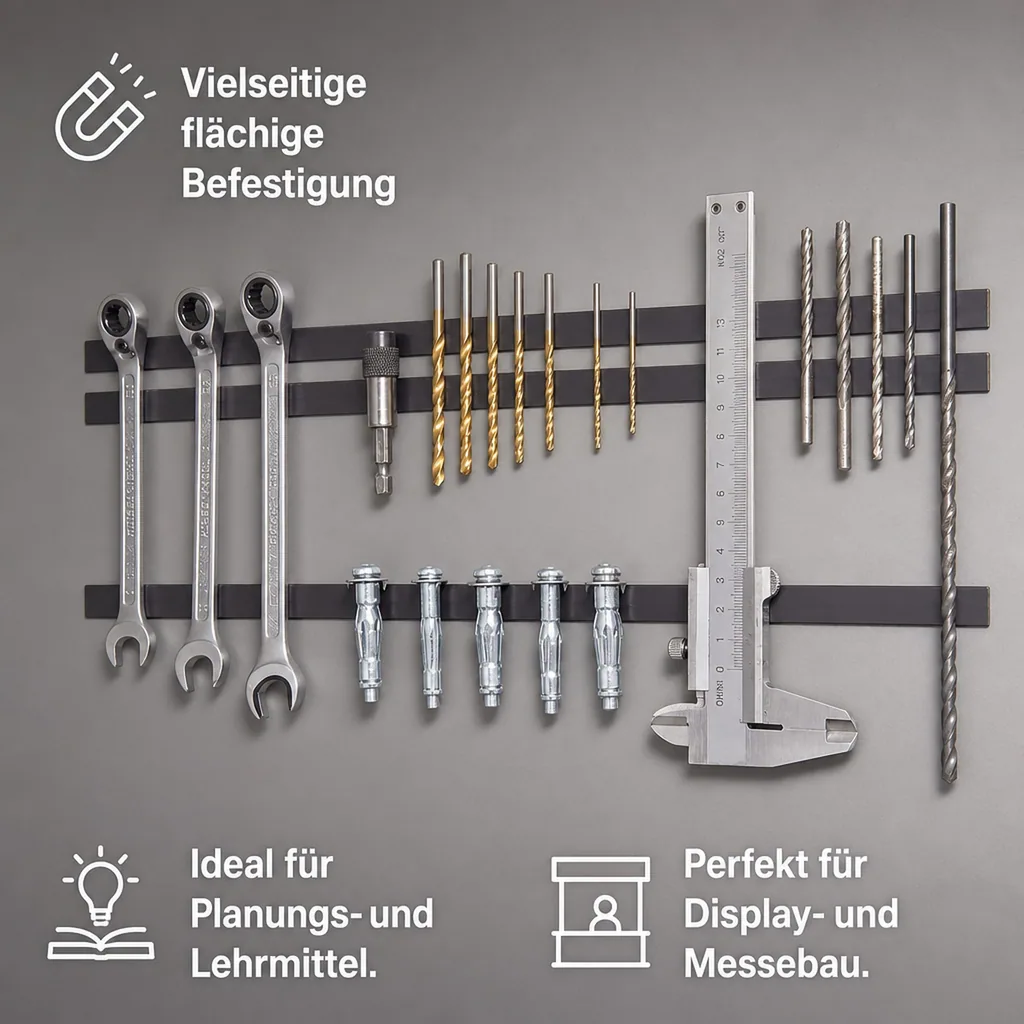 Selbstklebendes Magnetband 10 m