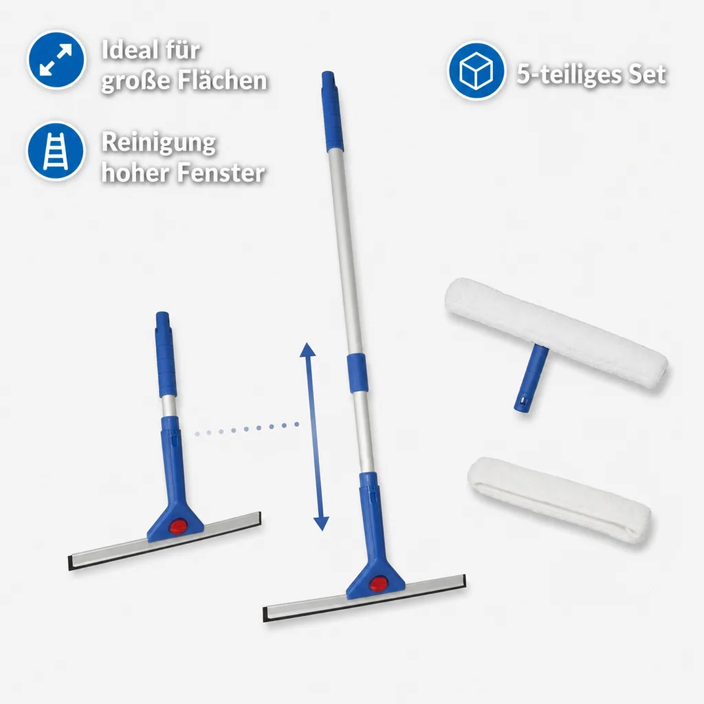 Fenster Reinigungsset "Professional", 5-teilig