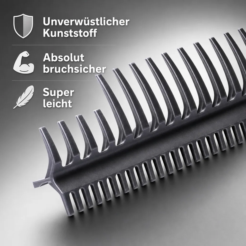 2 in 1 Gartenharke XXL (Griff nicht enthalten)