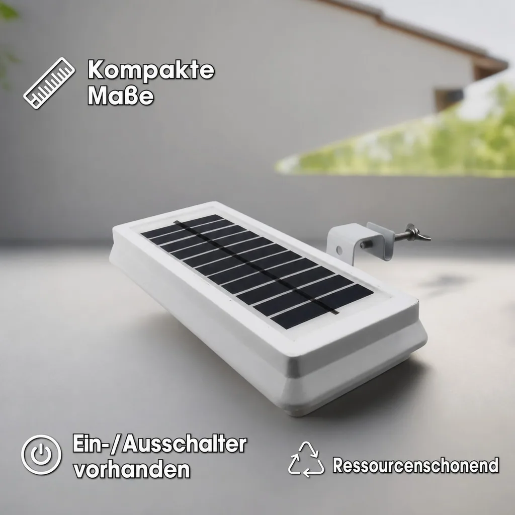 Solar LED Dachrinnenleuchten – 2 Stück