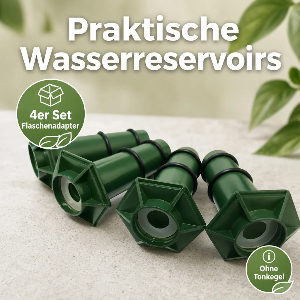 Adapter für PET Flaschen für Hydro Wine - 4er Set