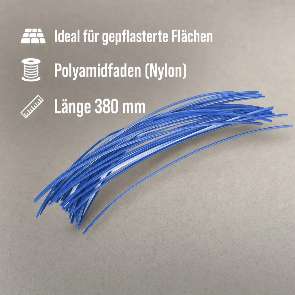 Wildkrautbürste Polyamidfaden (Nylon) 4-kt.3,3/380 mm, 30 St.