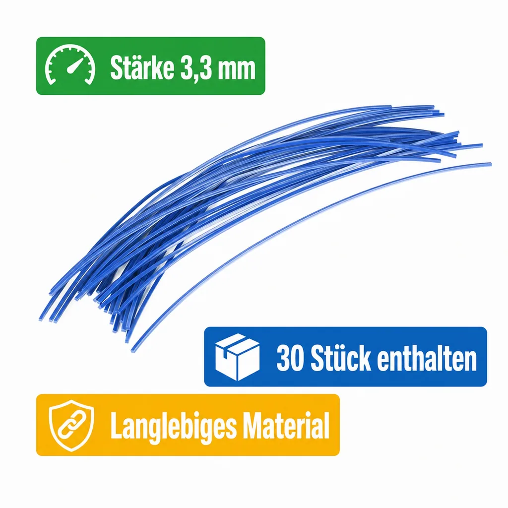 Wildkrautbürste Polyamidfaden (Nylon) 4-kt.3,3/380 mm, 30 St.