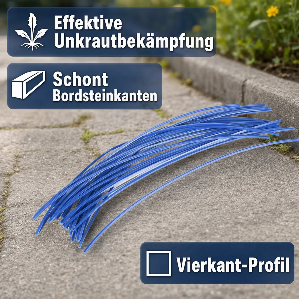 Wildkrautbürste Polyamidfaden (Nylon) 4-kt.3,3/380 mm, 30 St.