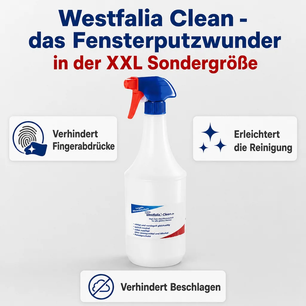 Westfalia Clean - das Fensterputzwunder in der XXL Sondergröße