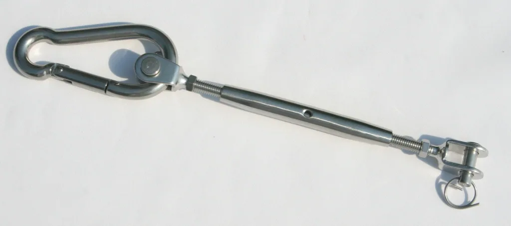 Karabinerhaken  4 mm Edelstahl A4