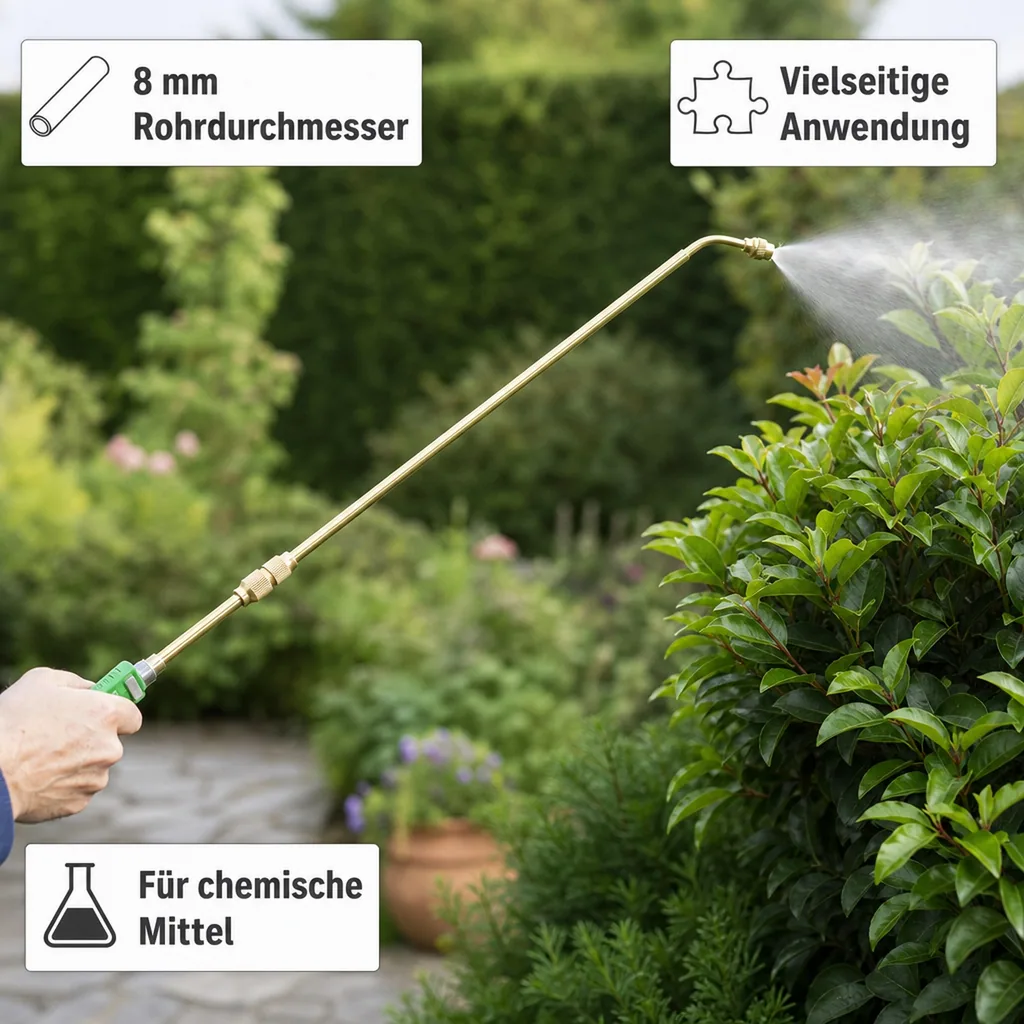 Messing Teleskoplanze 80 - 150 cm